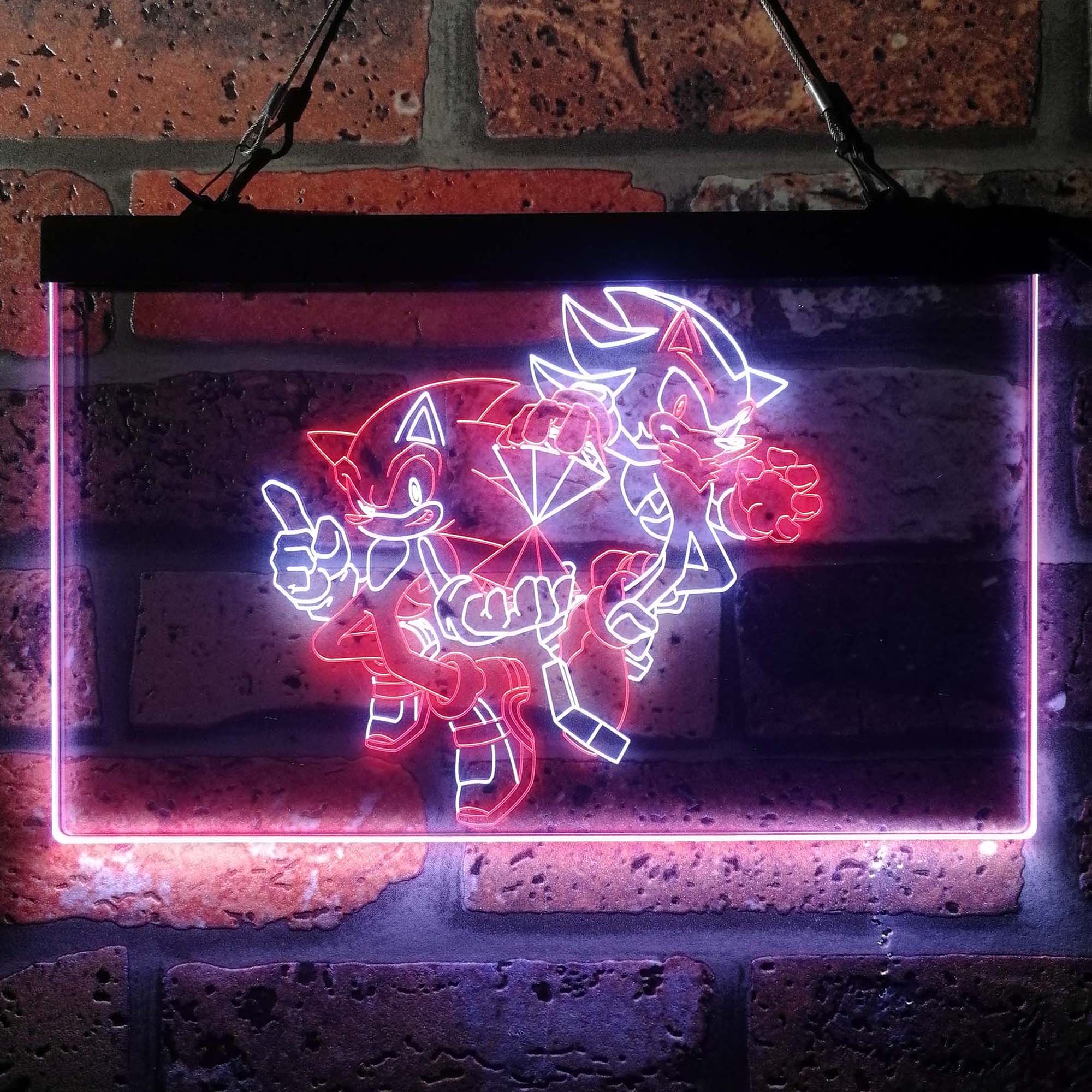 Sonic x Shadow Neon LED Sign