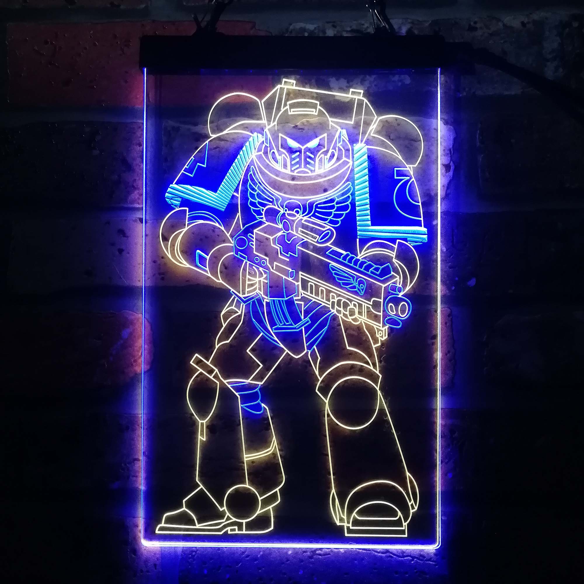 Warhammer 40k Space Marine Neon LED Sign