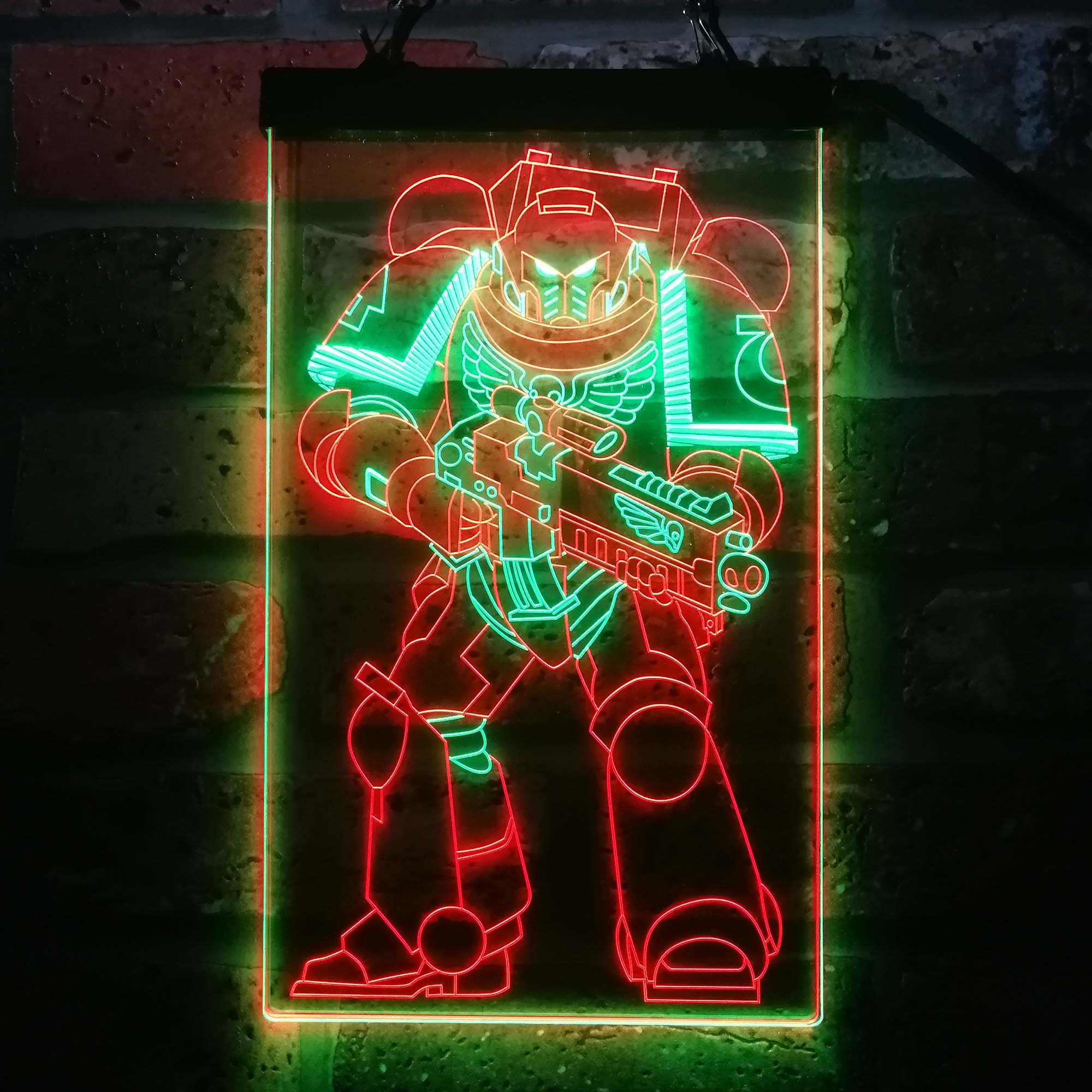 Warhammer 40k Space Marine Neon LED Sign