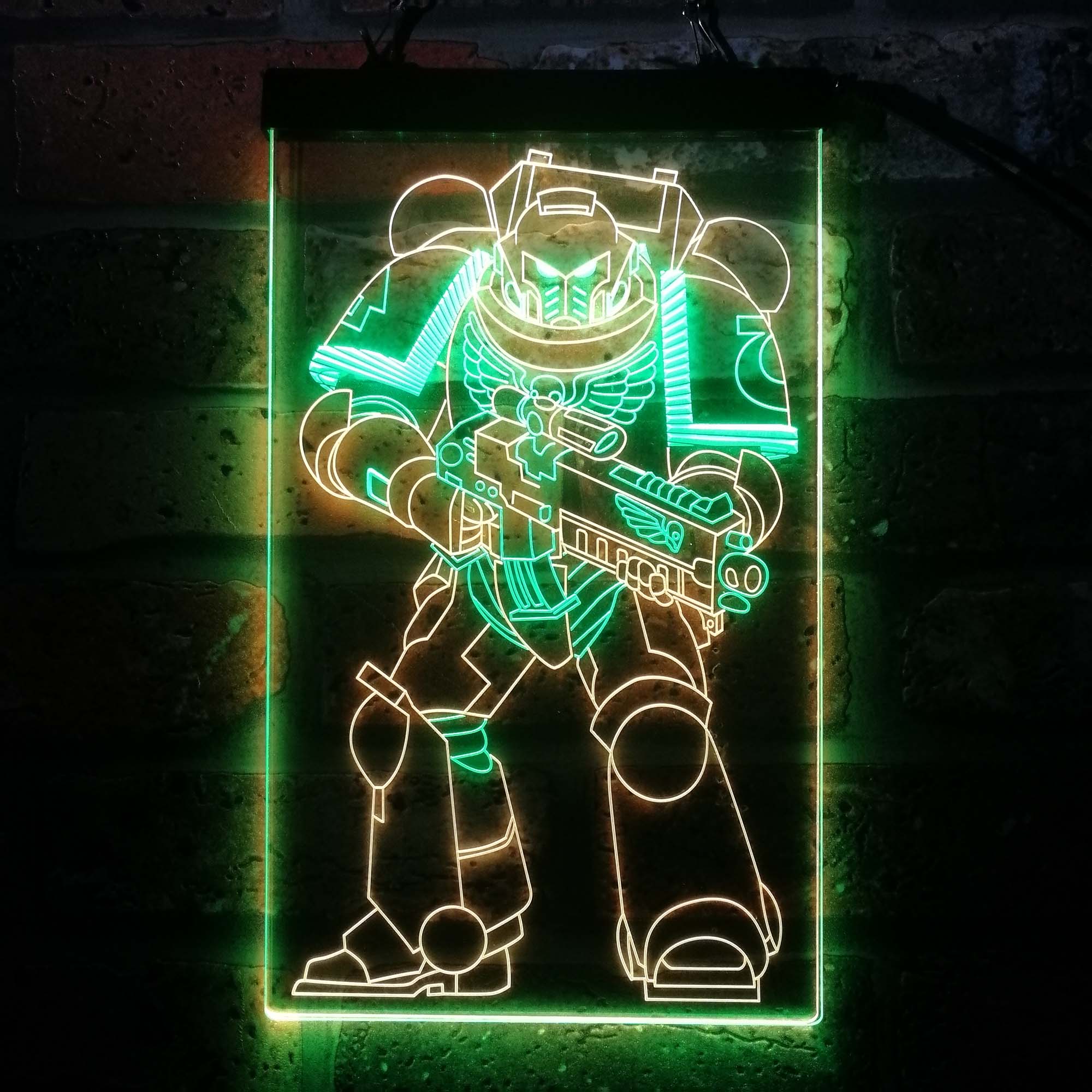 Warhammer 40k Space Marine Neon LED Sign