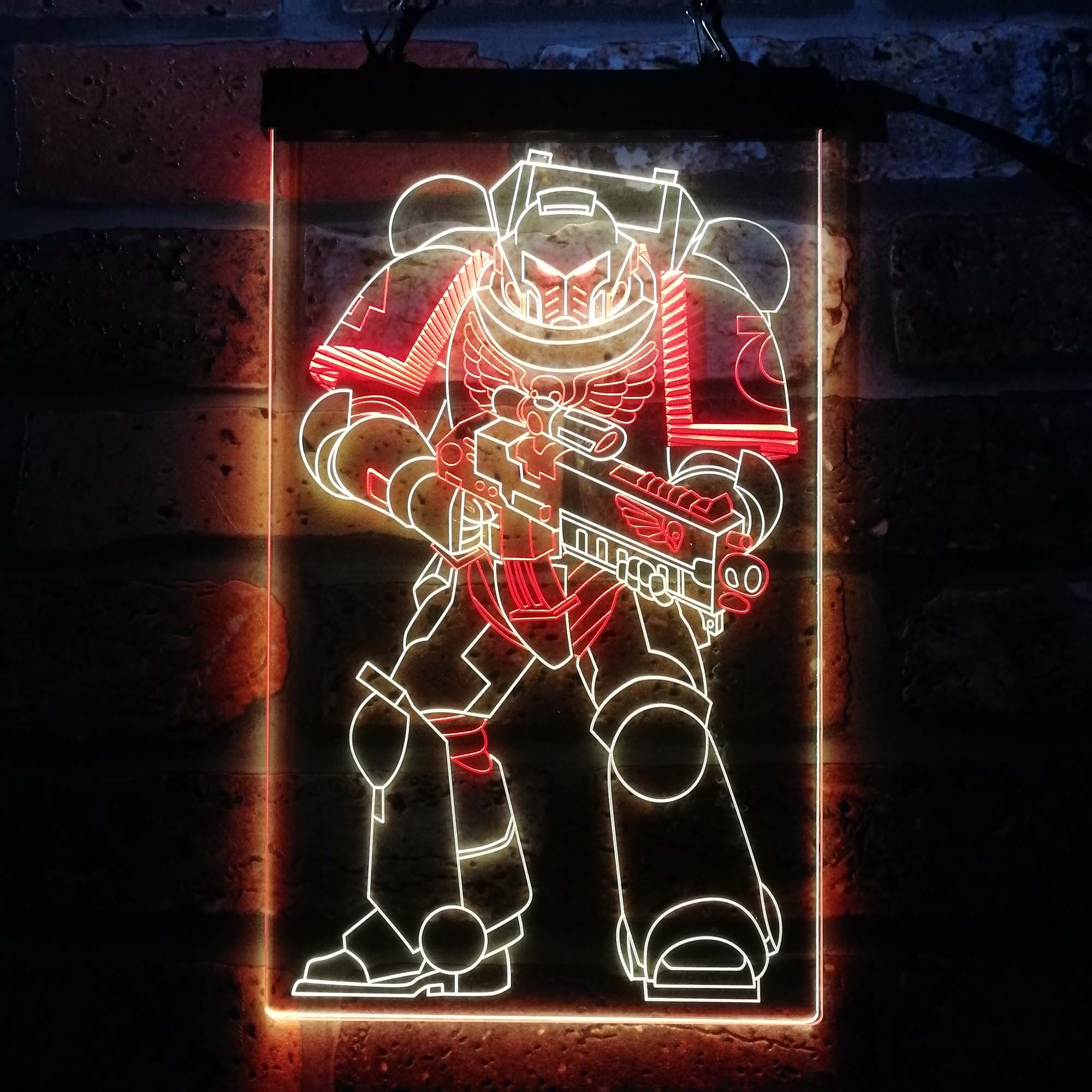 Warhammer 40k Space Marine Neon LED Sign
