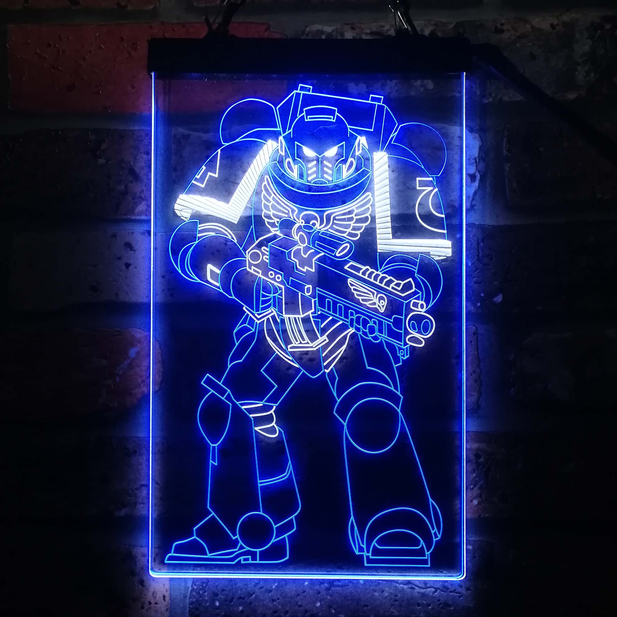 Warhammer 40k Space Marine Neon LED Sign