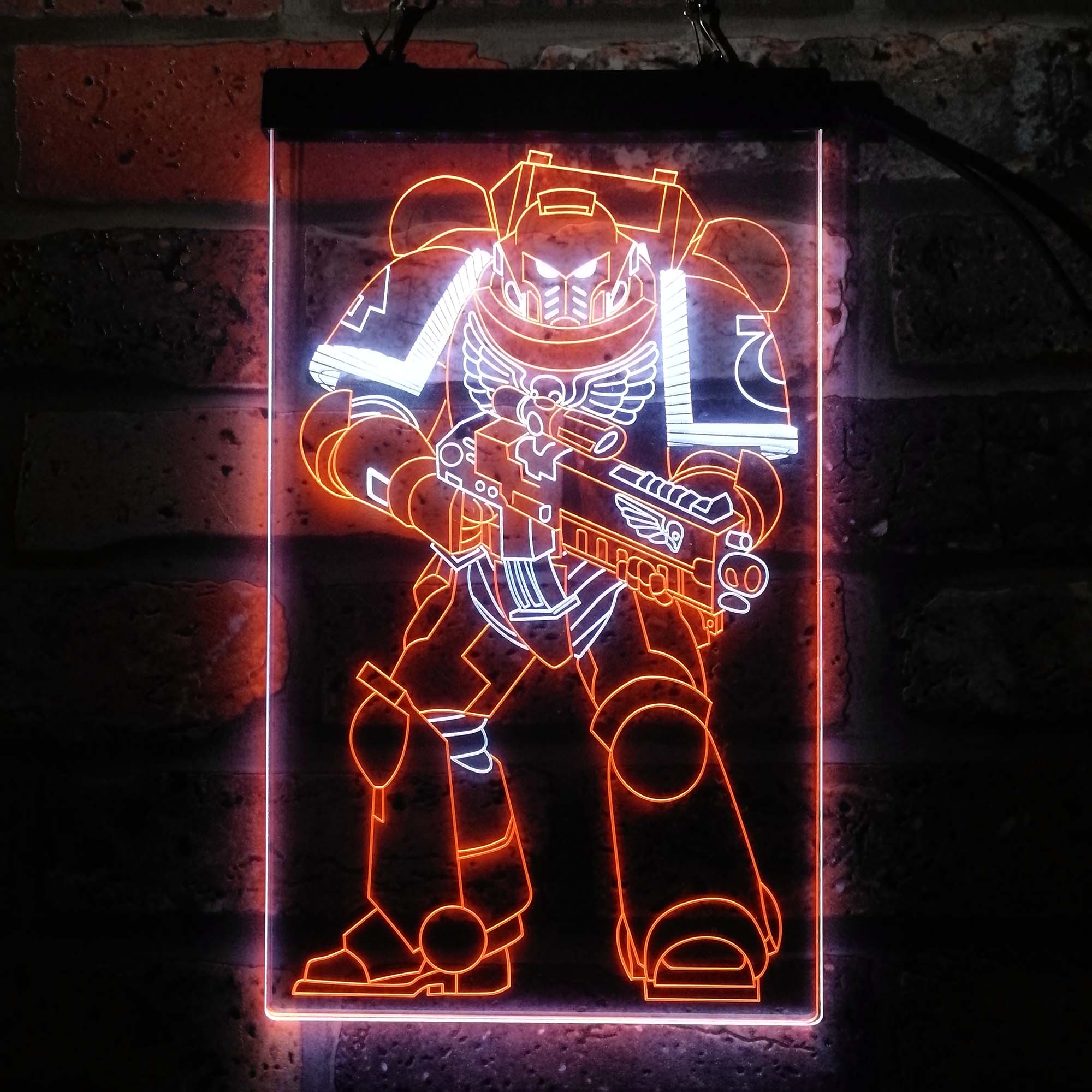 Warhammer 40k Space Marine Neon LED Sign