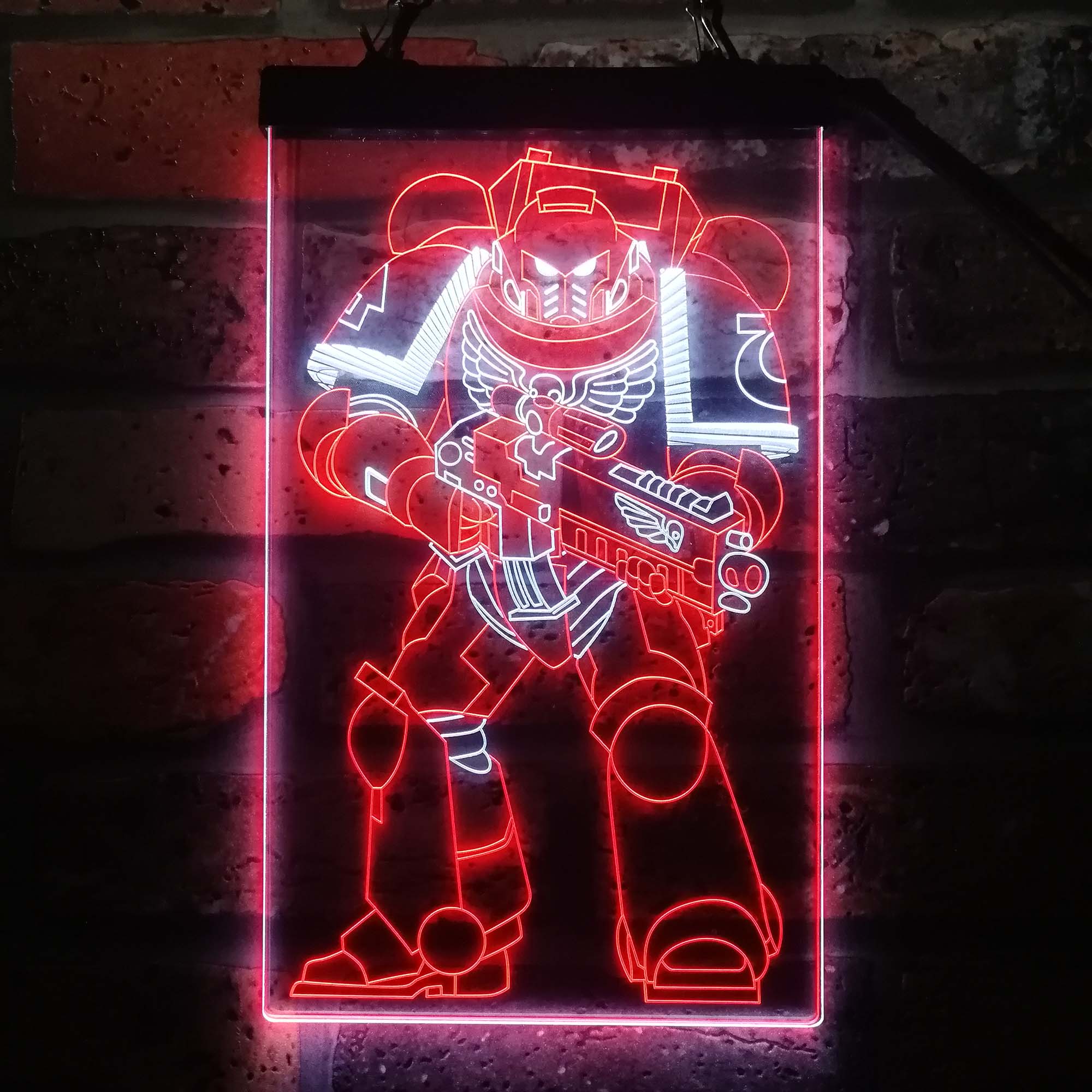 Warhammer 40k Space Marine Neon LED Sign