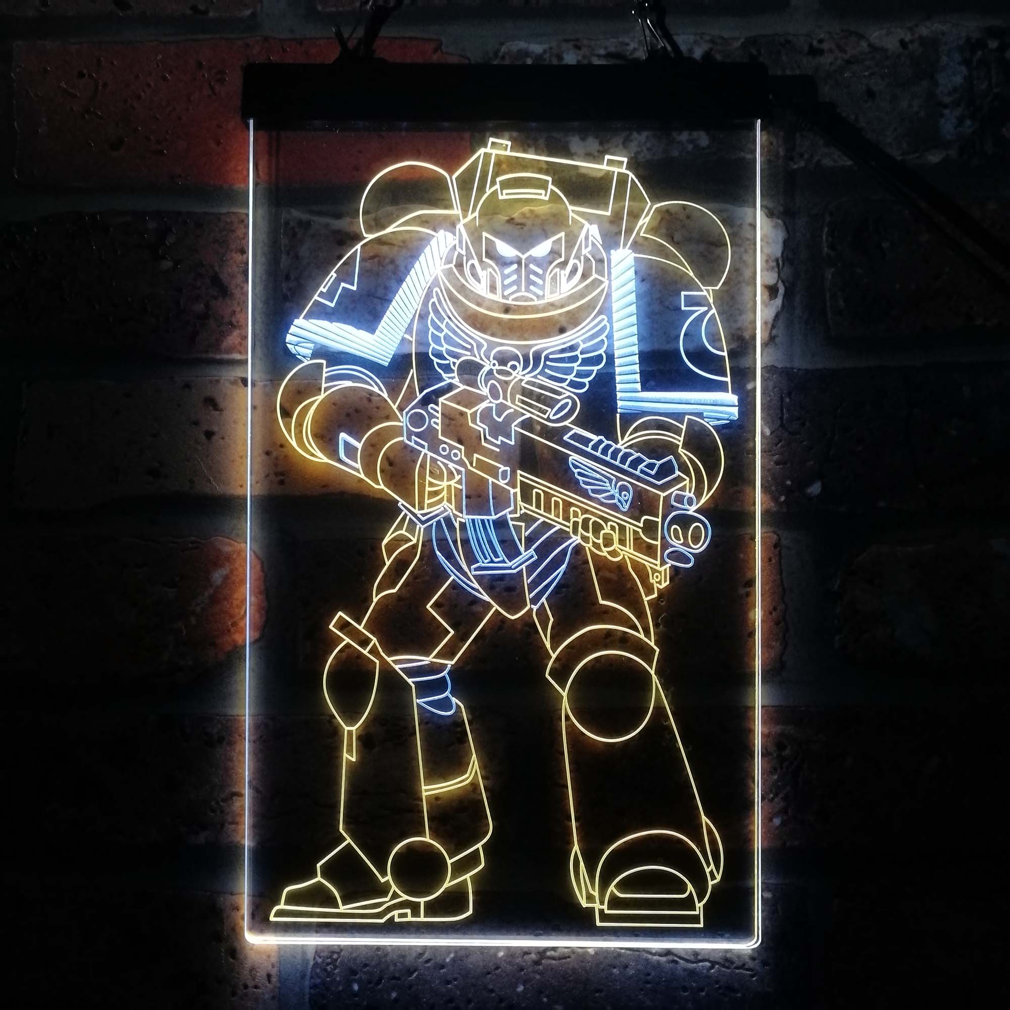 Warhammer 40k Space Marine Neon LED Sign