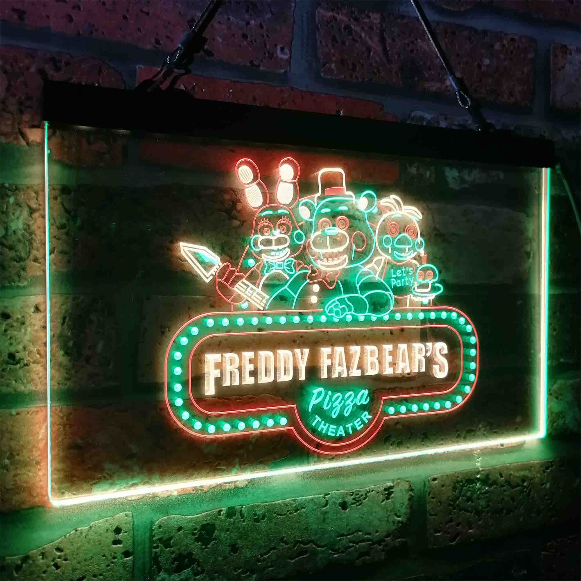 Freddy's Fazbear Five Nights At Freddy's Neon LED Sign 3 Colors