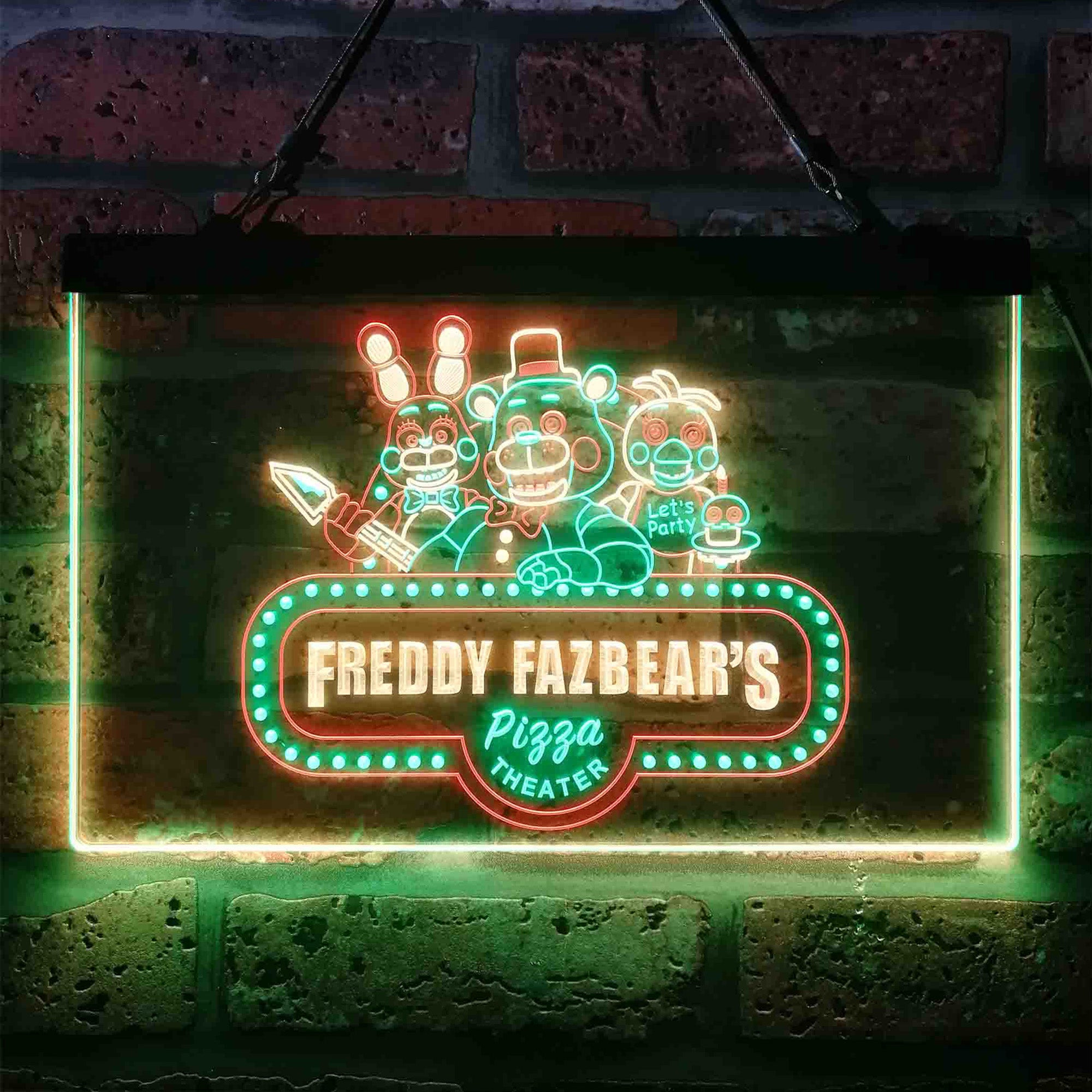 Freddy's Fazbear Five Nights At Freddy's Neon LED Sign 3 Colors
