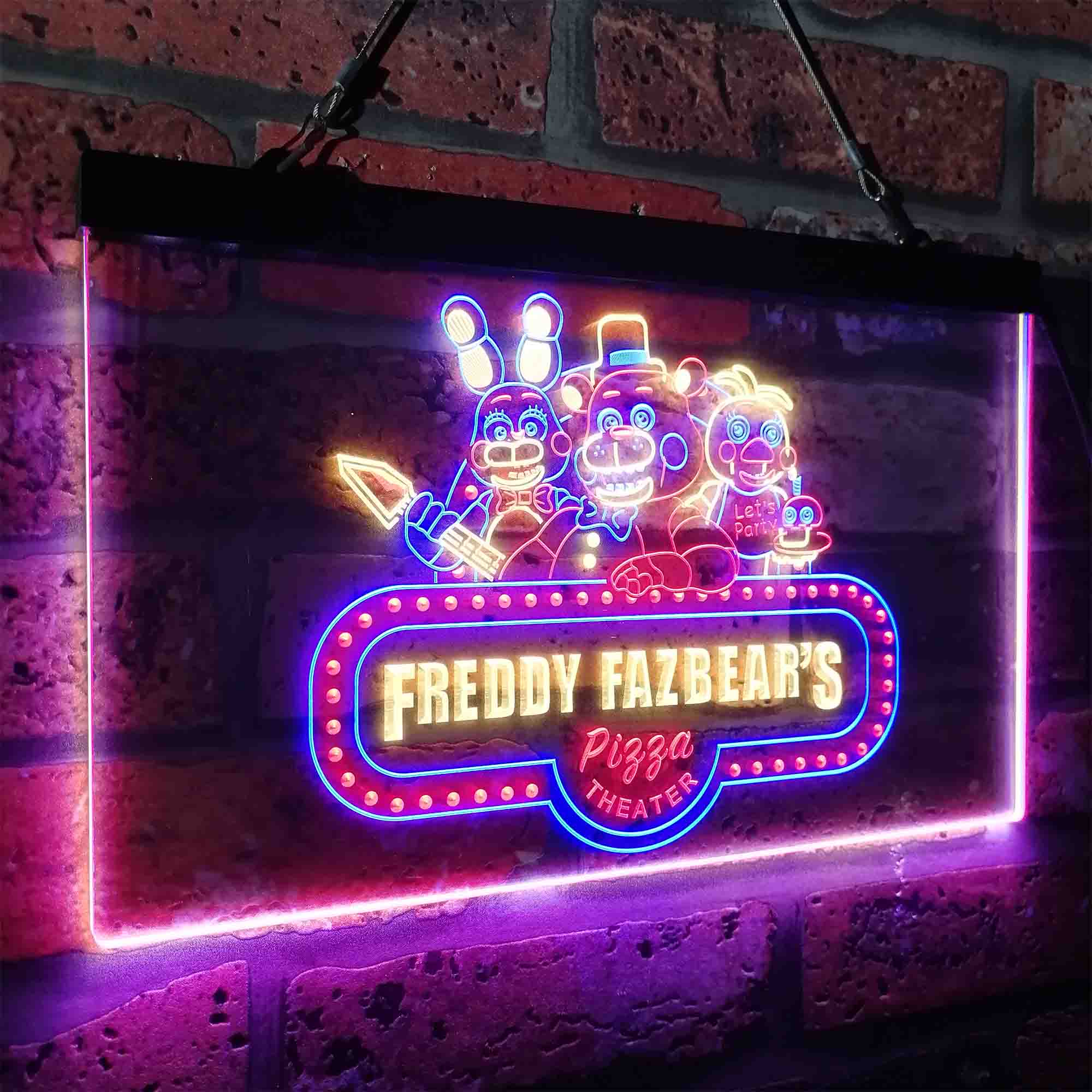 Freddy's Fazbear Five Nights At Freddy's Neon LED Sign 3 Colors