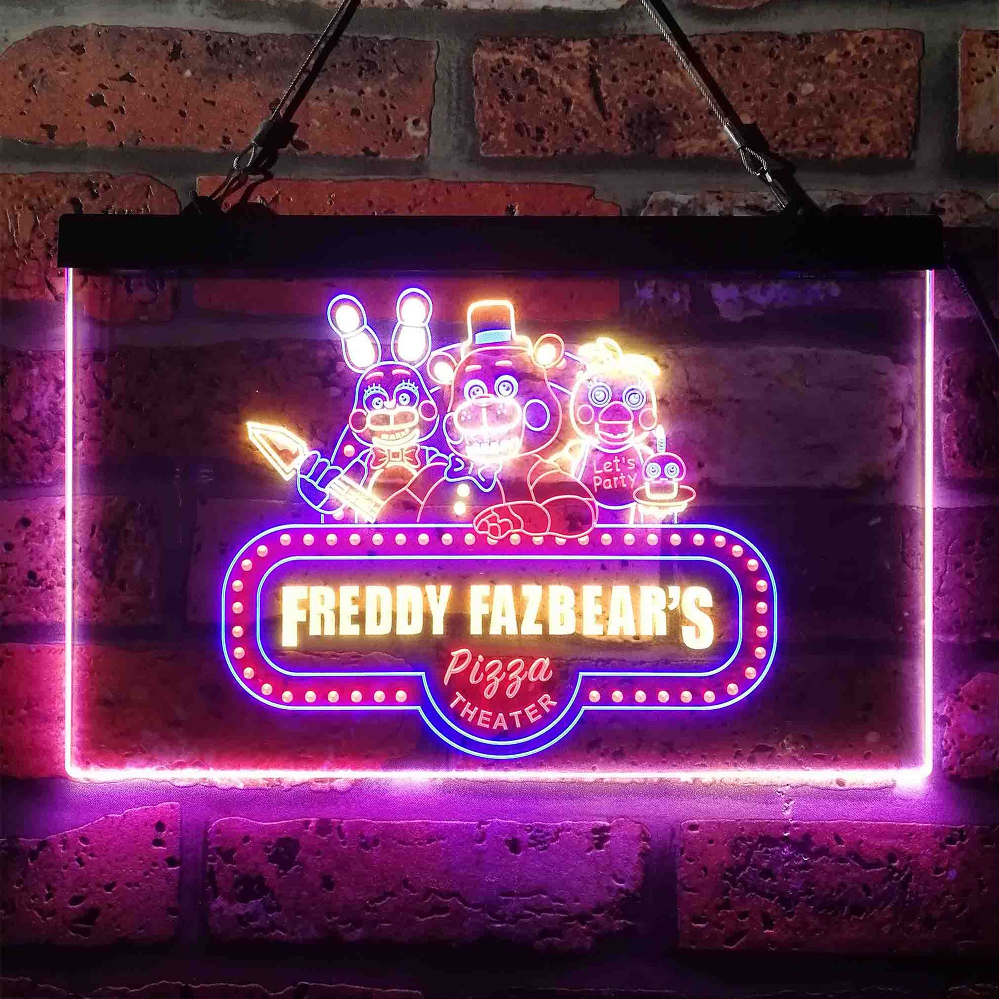 Freddy's Fazbear Five Nights At Freddy's Neon LED Sign 3 Colors