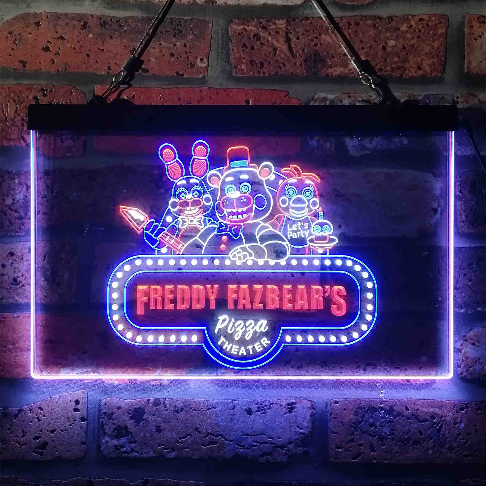 Freddy's Fazbear Five Nights At Freddy's Neon LED Sign 3 Colors