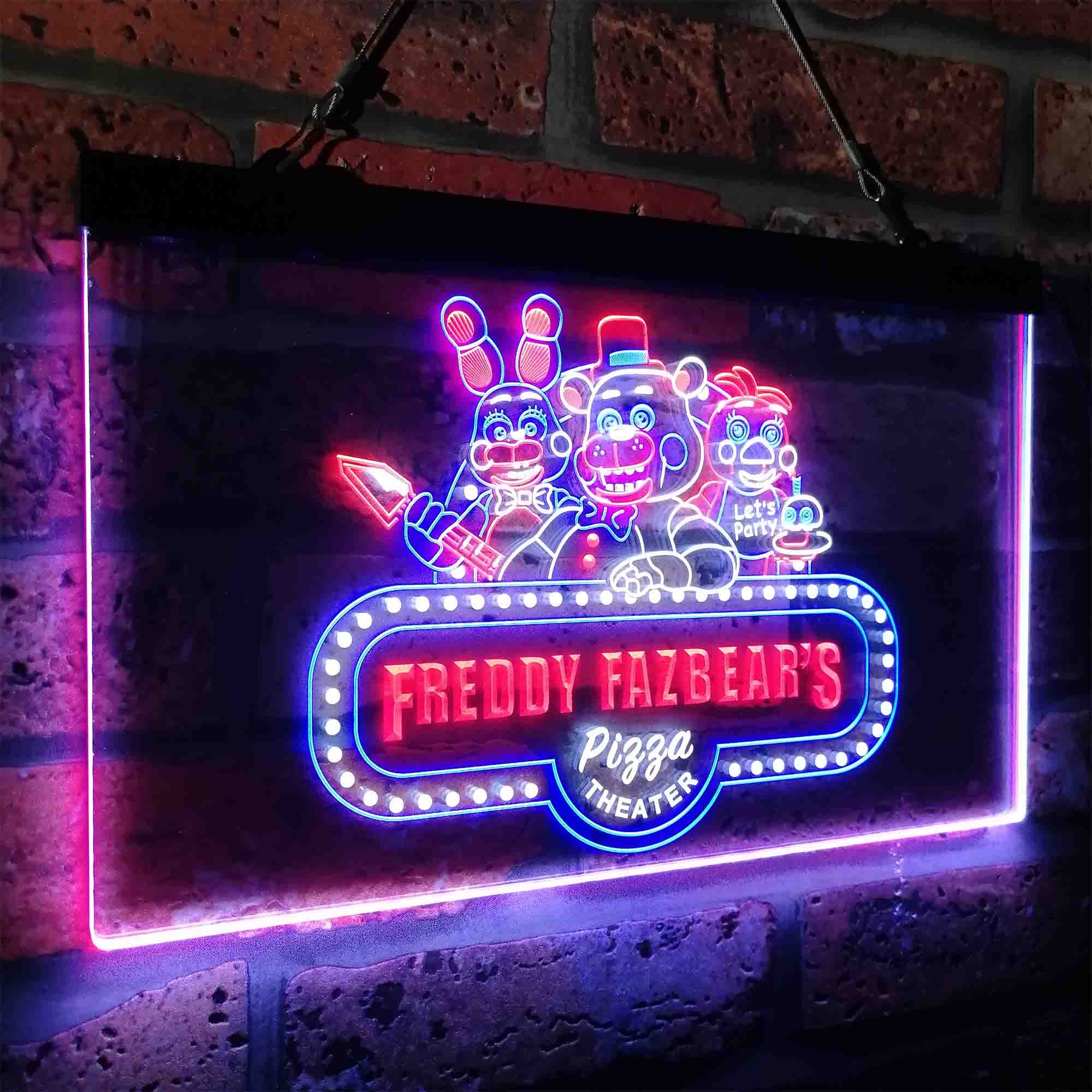 Freddy's Fazbear Five Nights At Freddy's Neon LED Sign 3 Colors