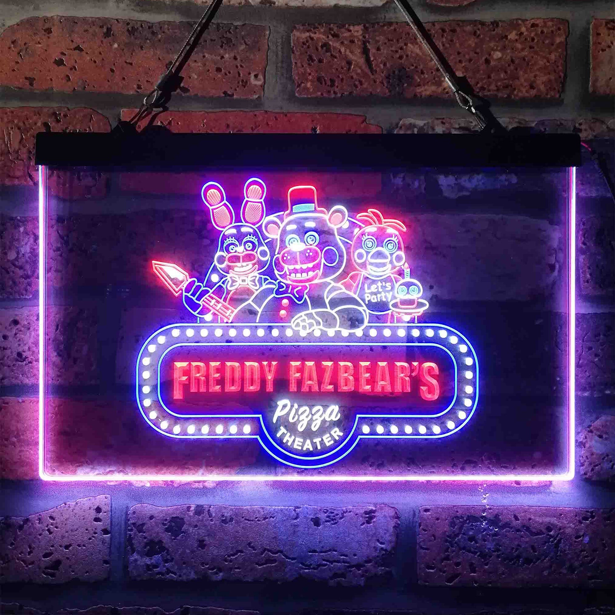 Freddy's Fazbear Five Nights At Freddy's Neon LED Sign 3 Colors