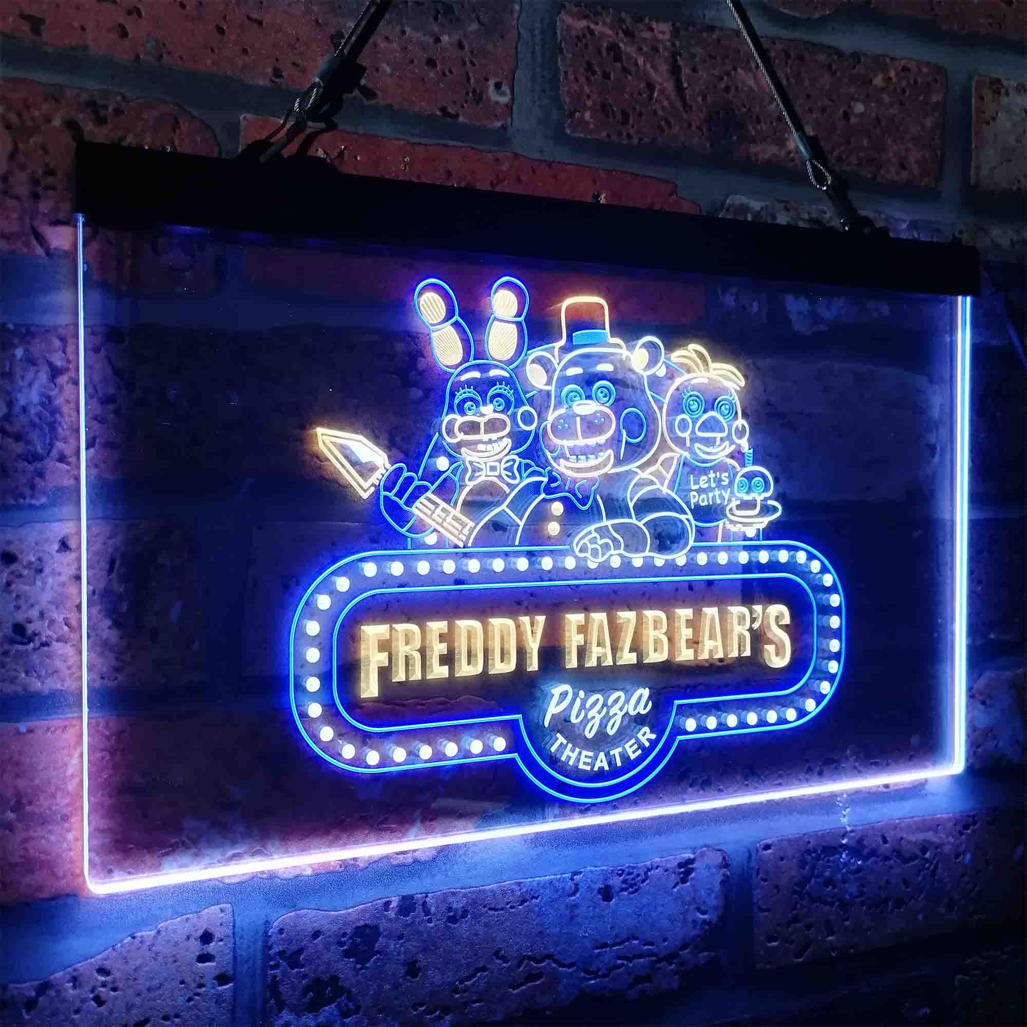Freddy's Fazbear Five Nights At Freddy's Neon LED Sign 3 Colors
