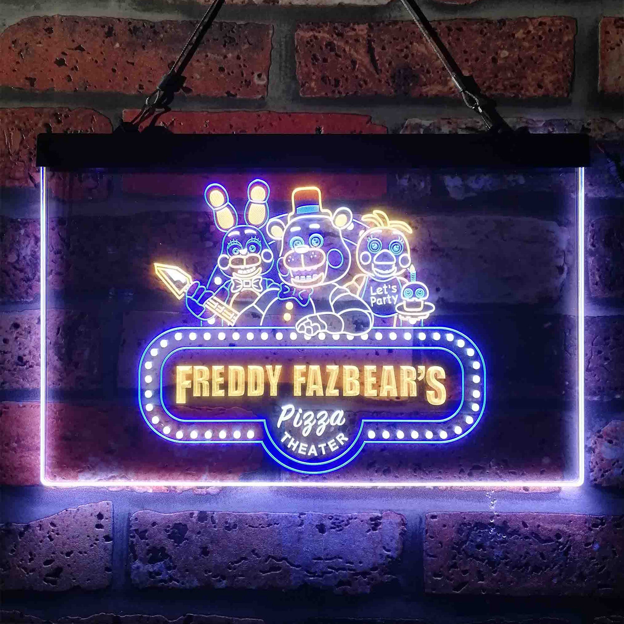 Freddy's Fazbear Five Nights At Freddy's Neon LED Sign 3 Colors