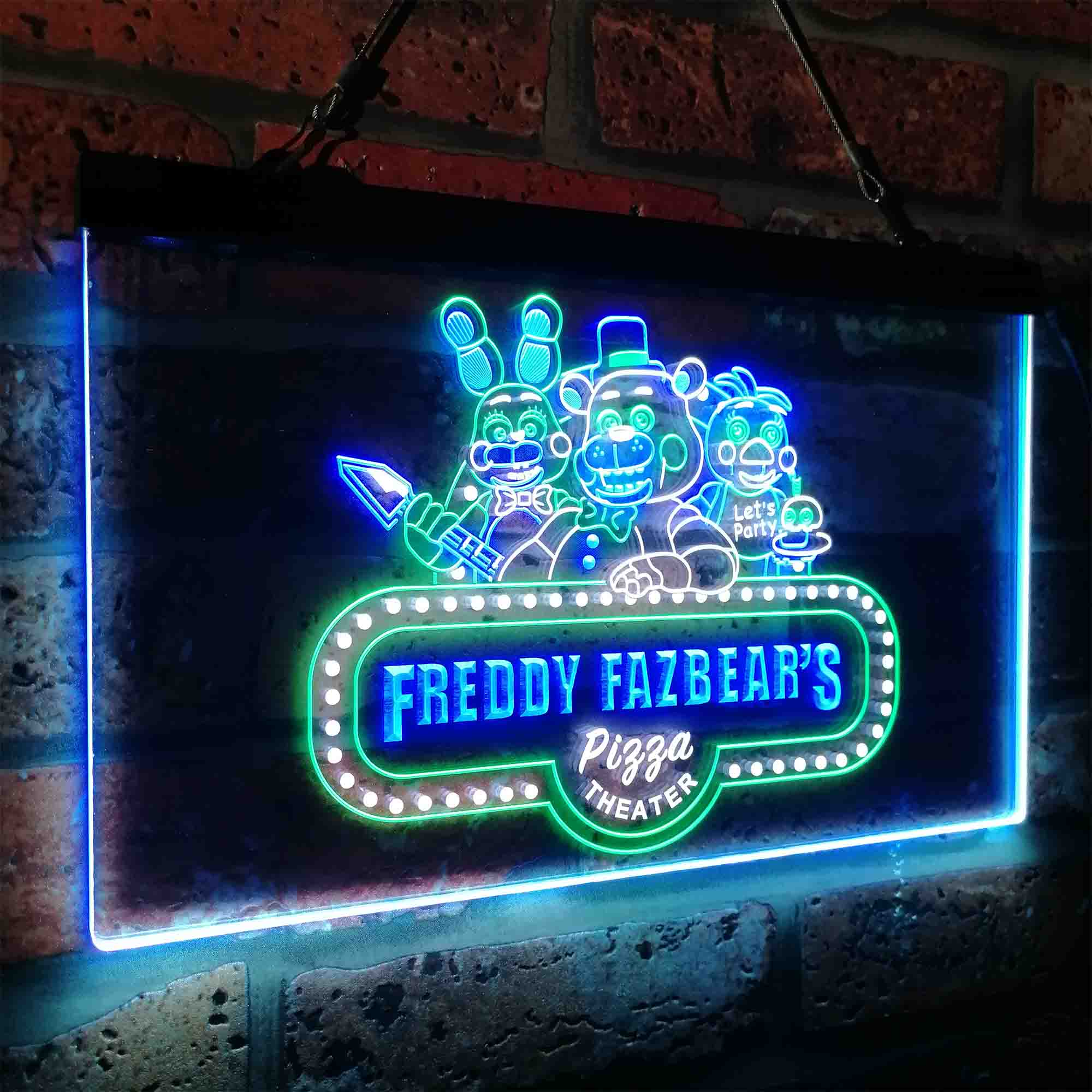 Freddy's Fazbear Five Nights At Freddy's Neon LED Sign 3 Colors