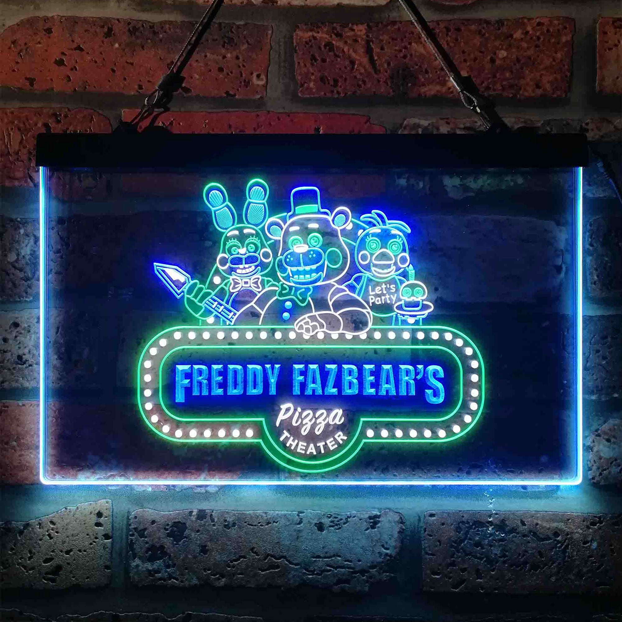 Freddy's Fazbear Five Nights At Freddy's Neon LED Sign 3 Colors