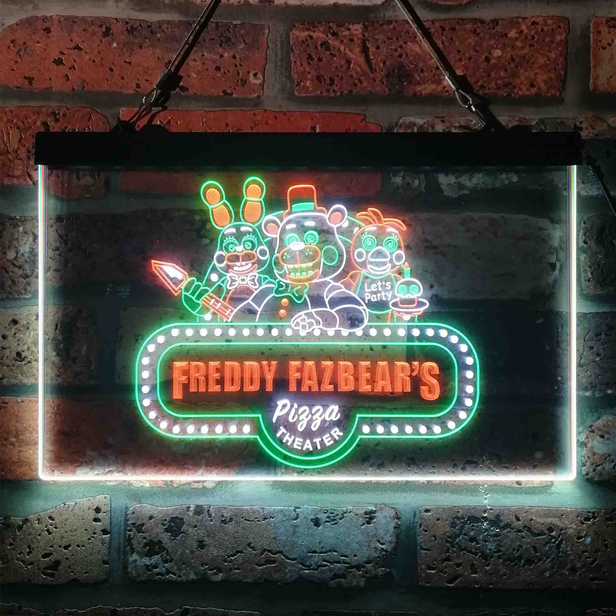 Freddy's Fazbear Five Nights At Freddy's Neon LED Sign 3 Colors