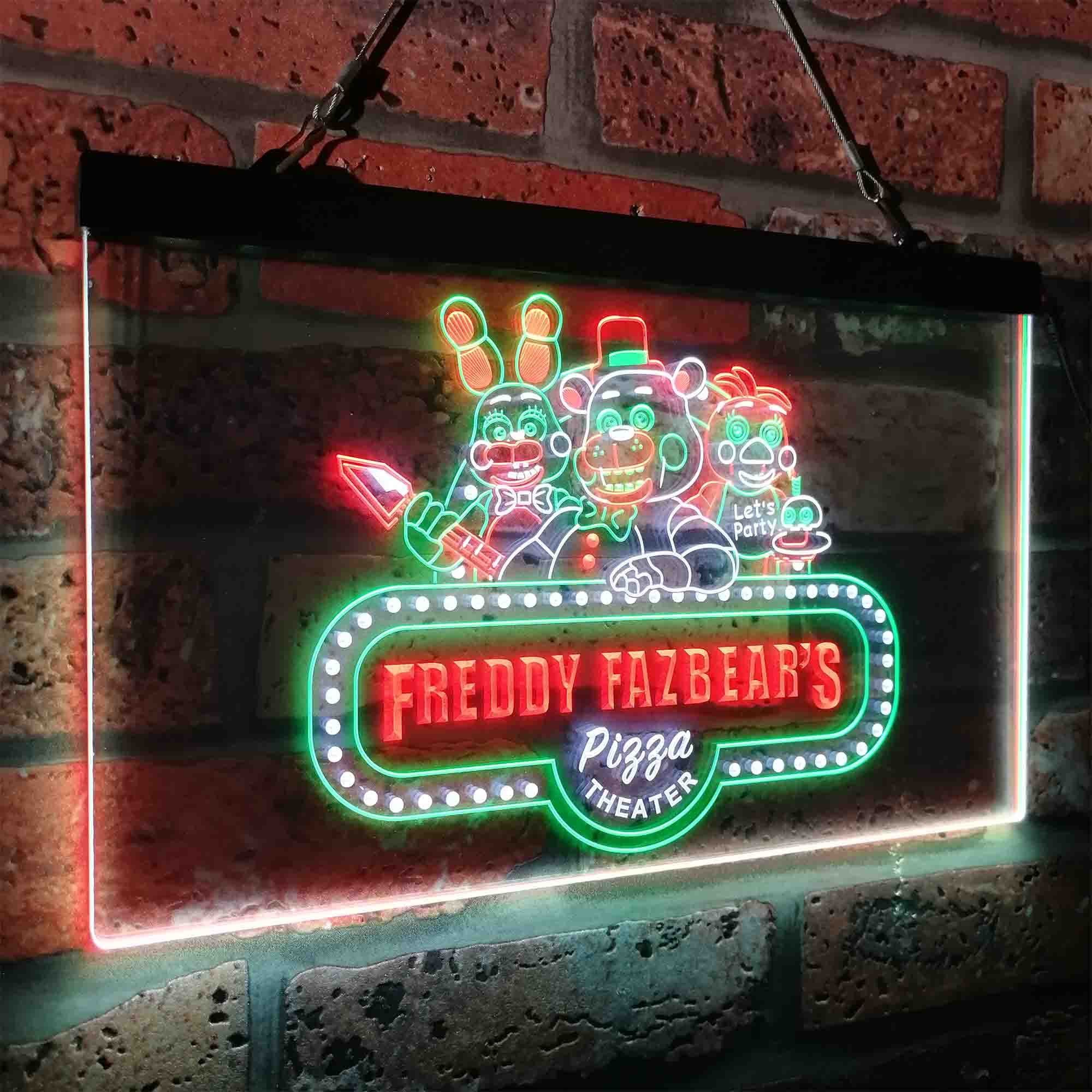 Freddy's Fazbear Five Nights At Freddy's Neon LED Sign 3 Colors