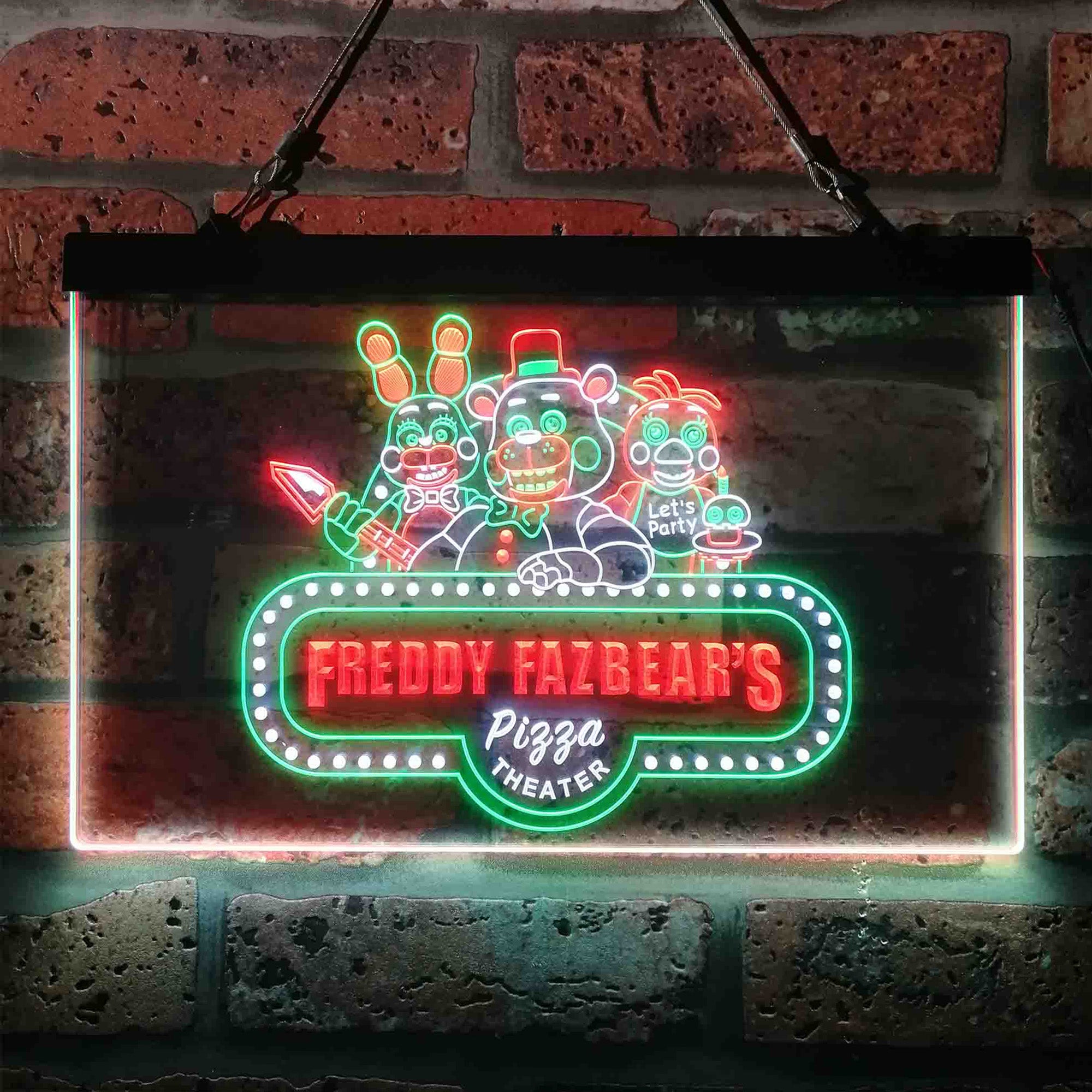 Freddy's Fazbear Five Nights At Freddy's Neon LED Sign 3 Colors