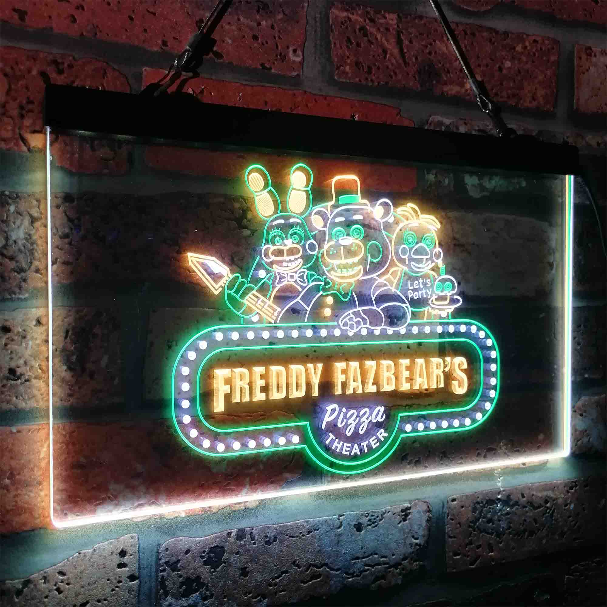 Freddy's Fazbear Five Nights At Freddy's Neon LED Sign 3 Colors
