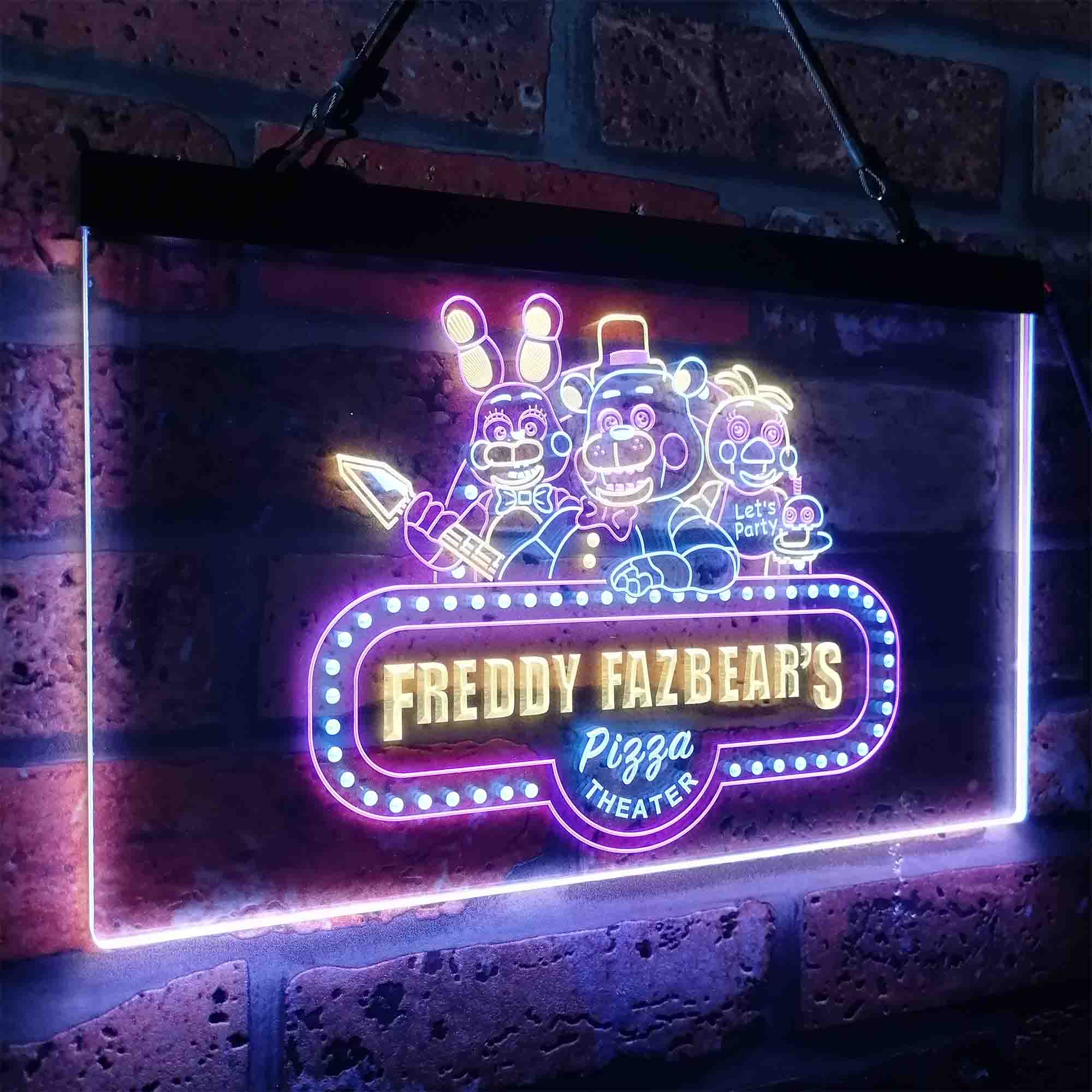 Freddy's Fazbear Five Nights At Freddy's Neon LED Sign 3 Colors