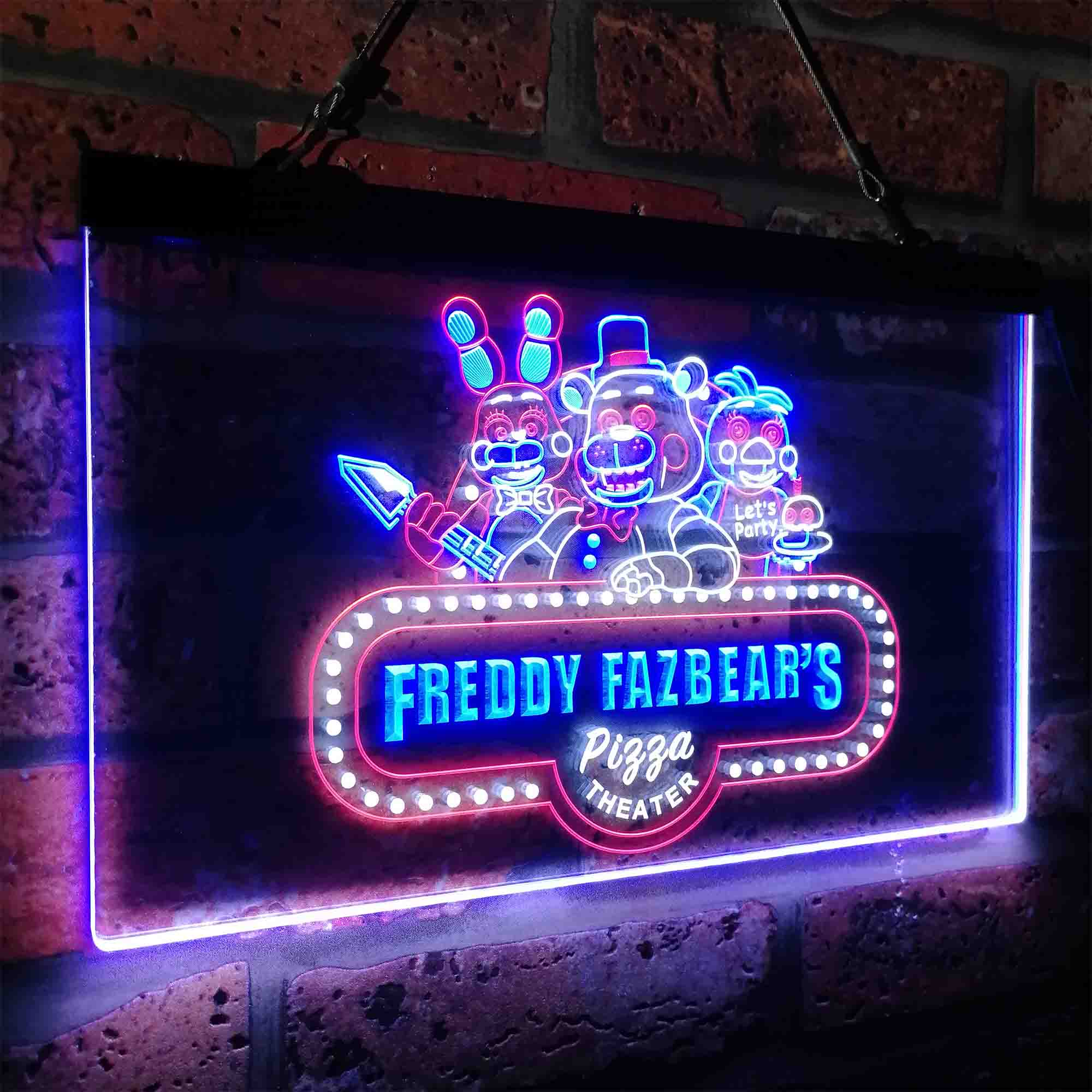 Freddy's Fazbear Five Nights At Freddy's Neon LED Sign 3 Colors