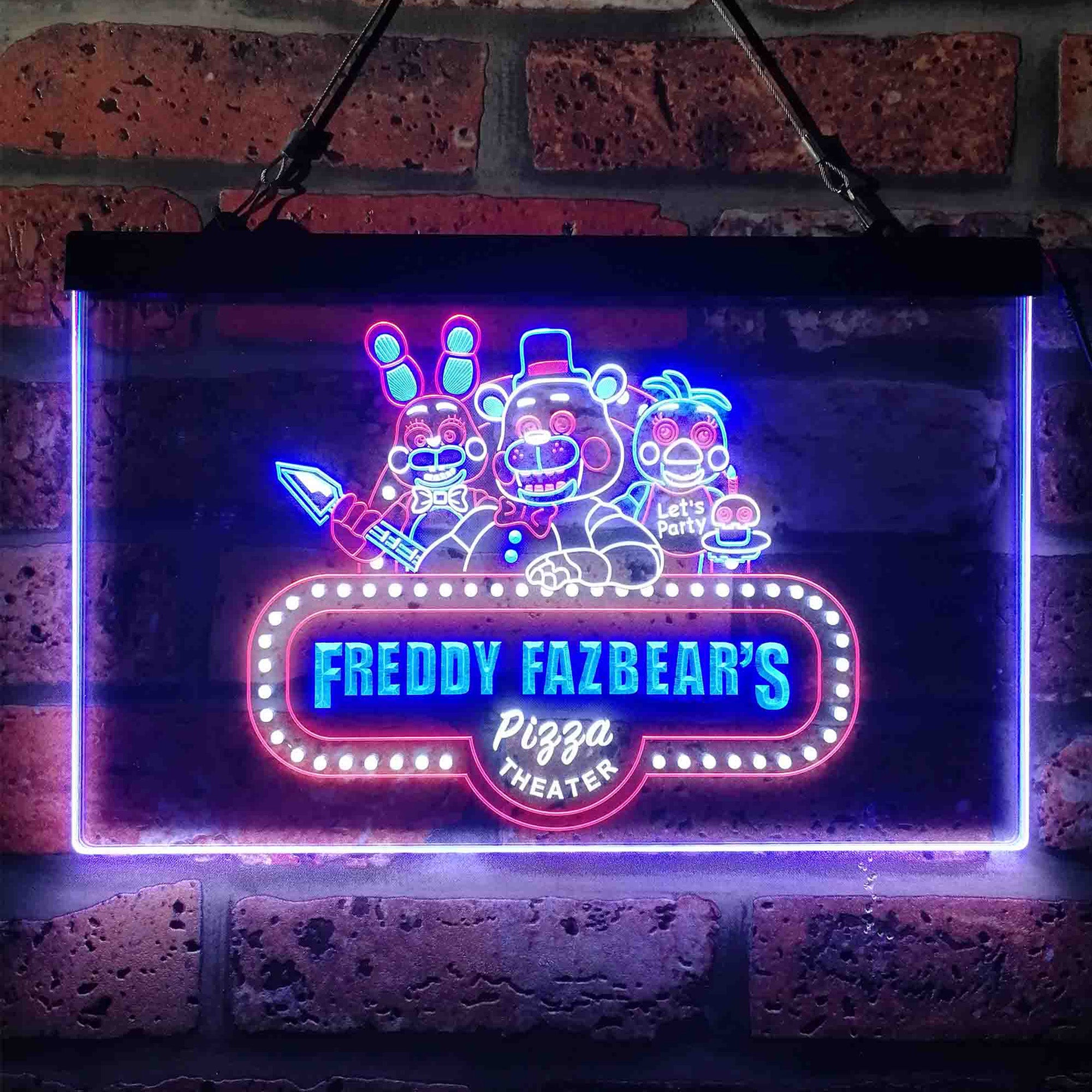 Freddy's Fazbear Five Nights At Freddy's Neon LED Sign 3 Colors