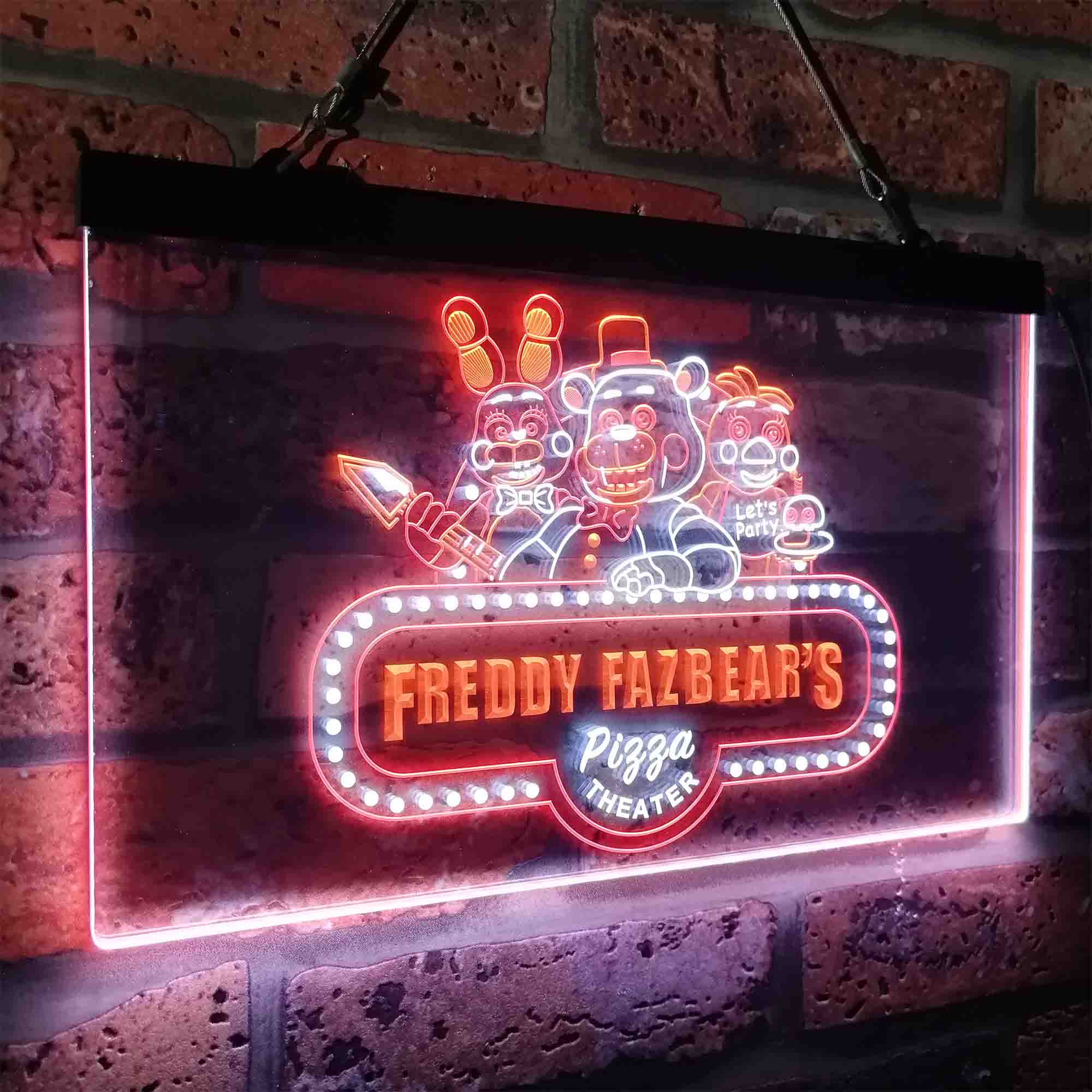 Freddy's Fazbear Five Nights At Freddy's Neon LED Sign 3 Colors