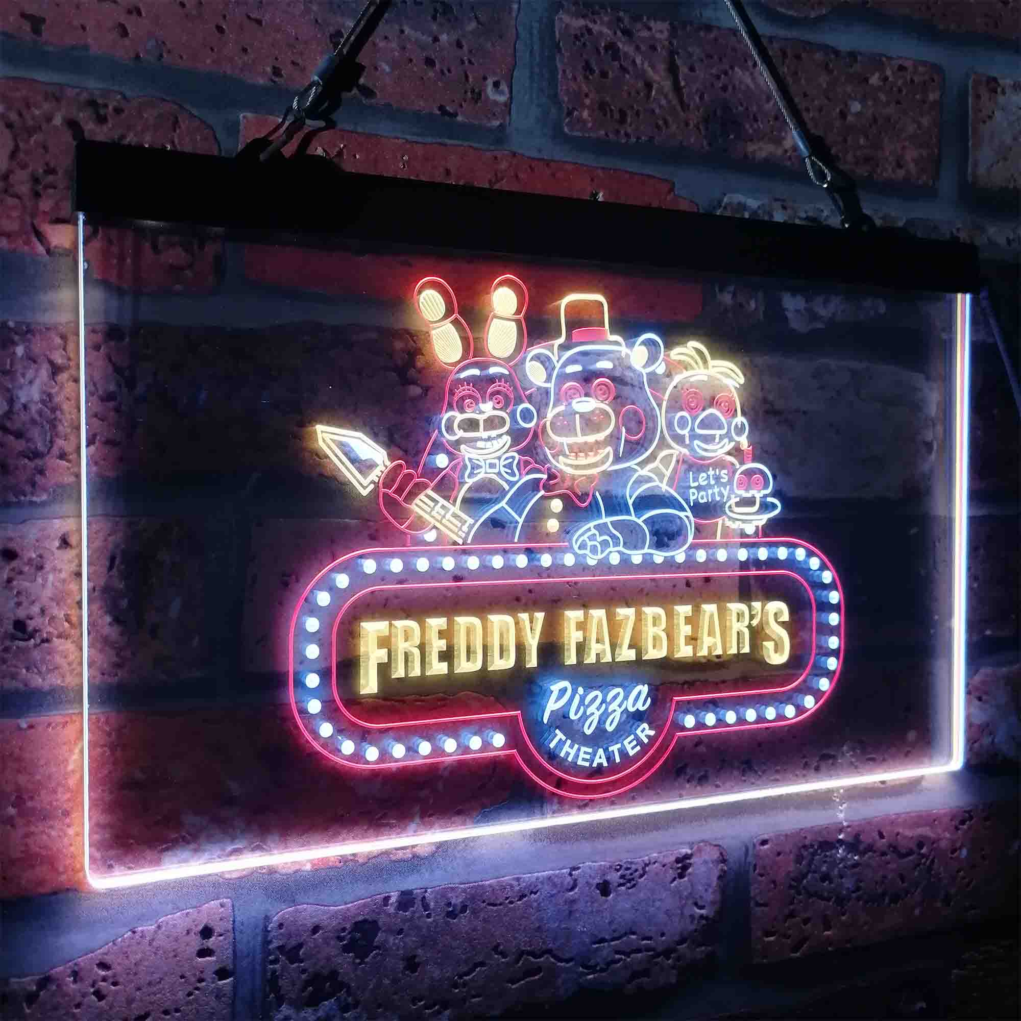 Freddy's Fazbear Five Nights At Freddy's Neon LED Sign 3 Colors