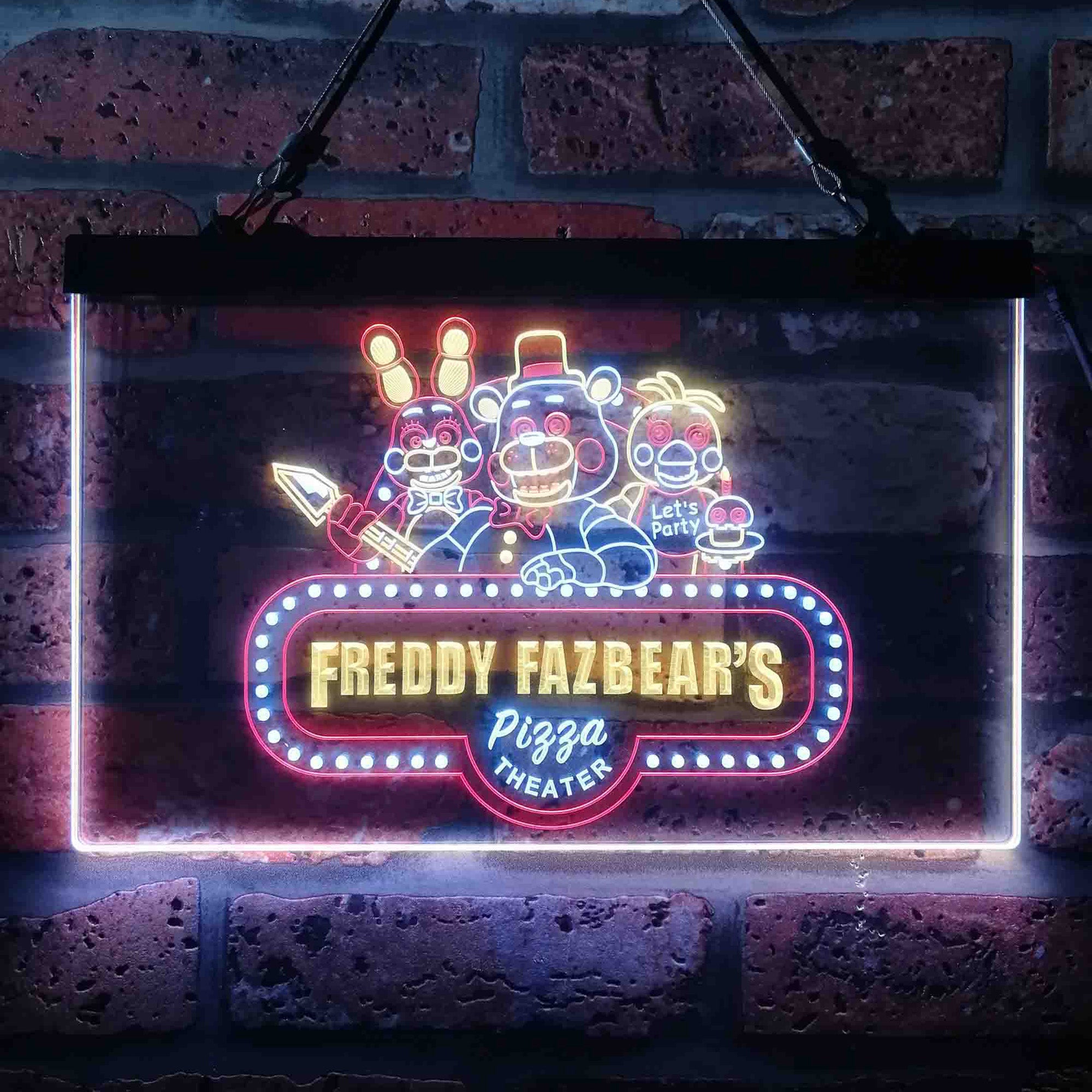 Freddy's Fazbear Five Nights At Freddy's Neon LED Sign 3 Colors