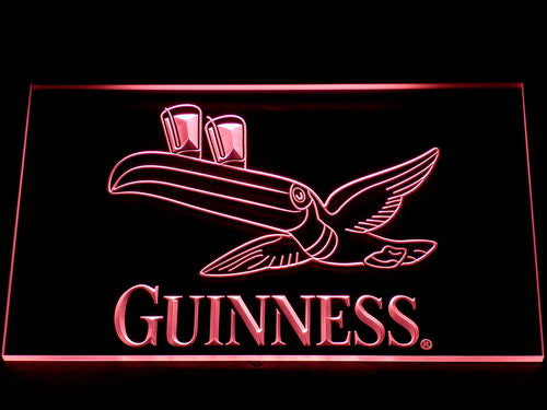 Guinness Toucan Beer Bar Pub Club Neon Light LED Sign