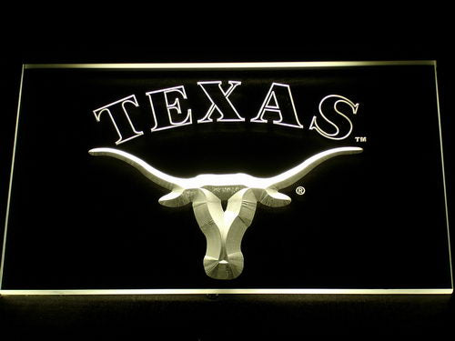 Texas Longhorns Helmet Football Neon LED Light Sign