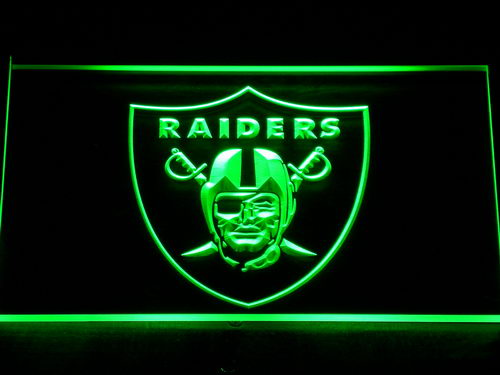 Oakland Raiders Football Neon Light LED Sign