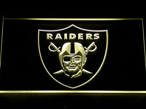 Oakland Raiders Football Neon Light LED Sign