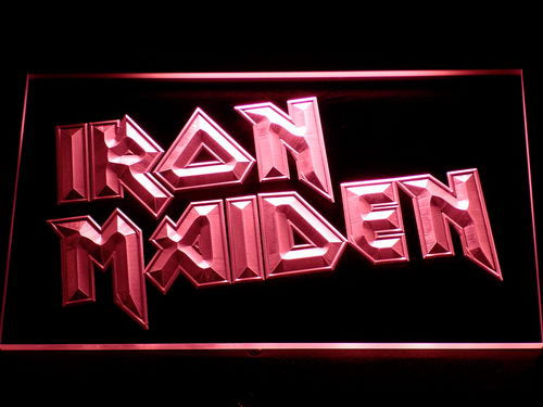 Iron Maiden Heavy Metal Band Neon Light LED Sign