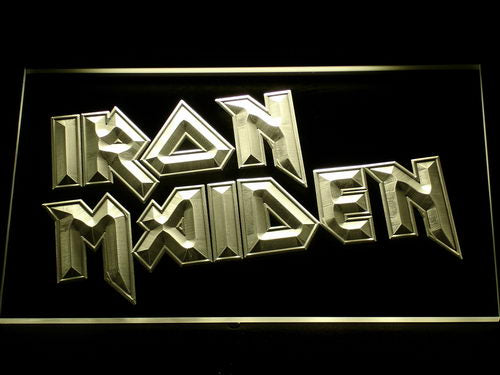 Iron Maiden Heavy Metal Band Neon Light LED Sign