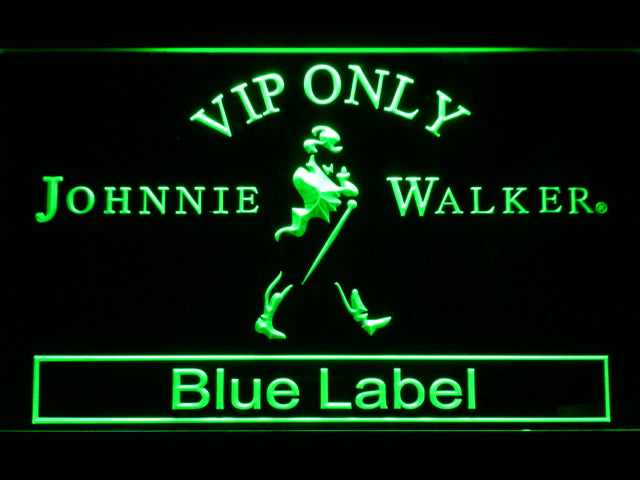Johnnies Walker Blue Label Vip Only Neon Light LED Sign