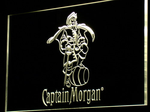 Captain Morgan Spiced Rum Bar Neon Light LED Sign