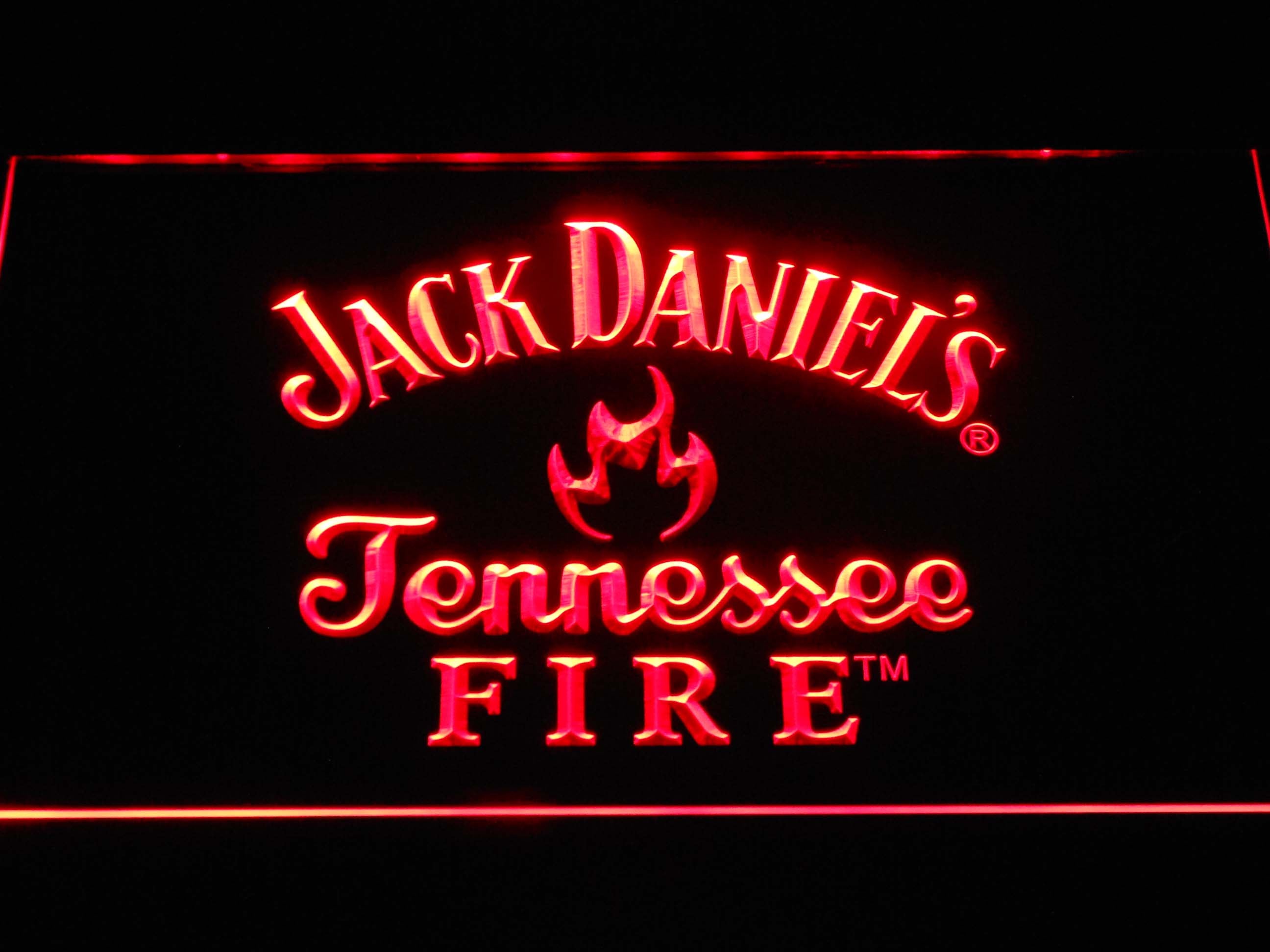 Jack Daniel's Old Tennessee Fire Neon Light LED Sign