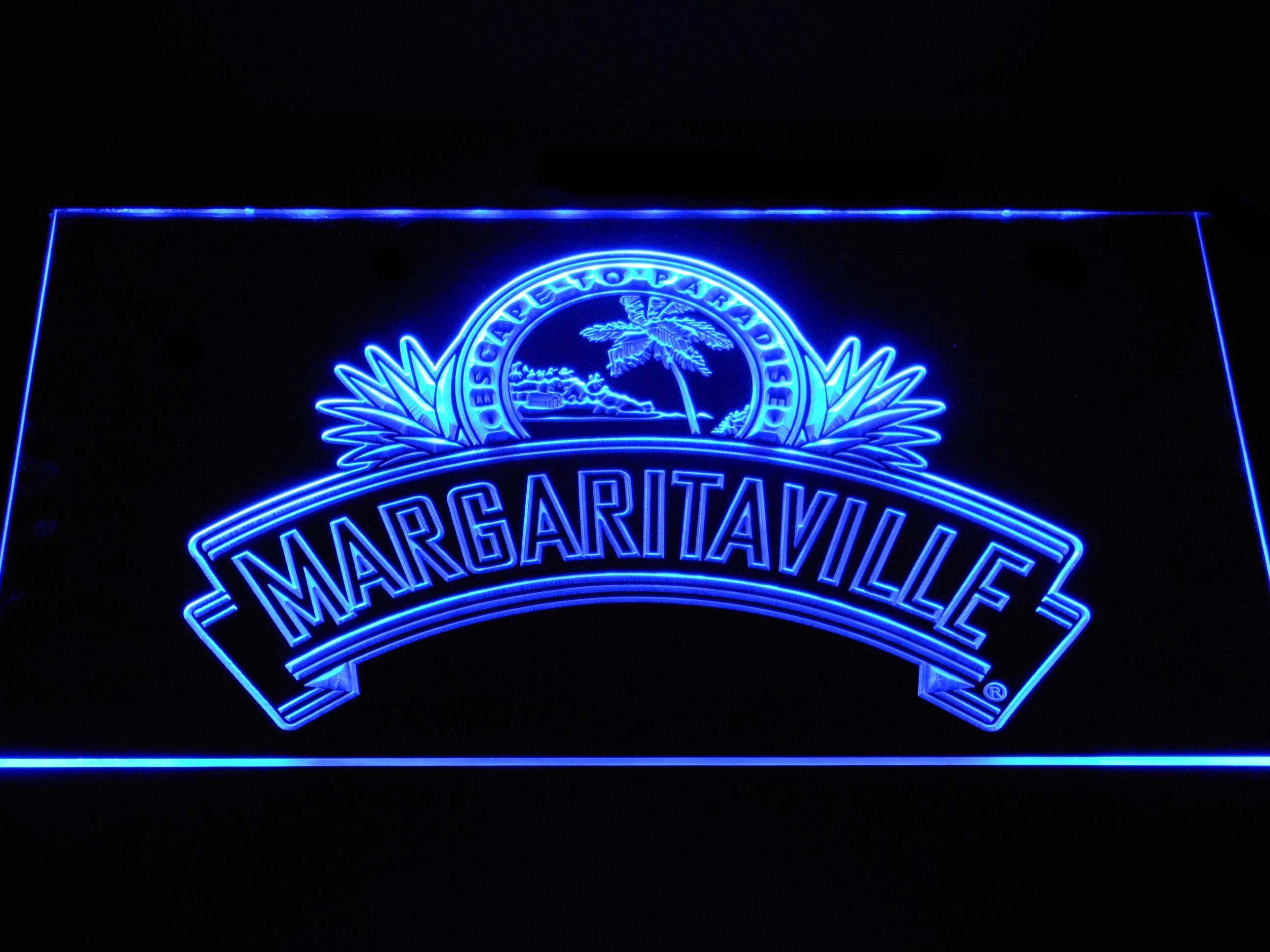 Margaritaville Escape to Paradise Neon LED Light Sign