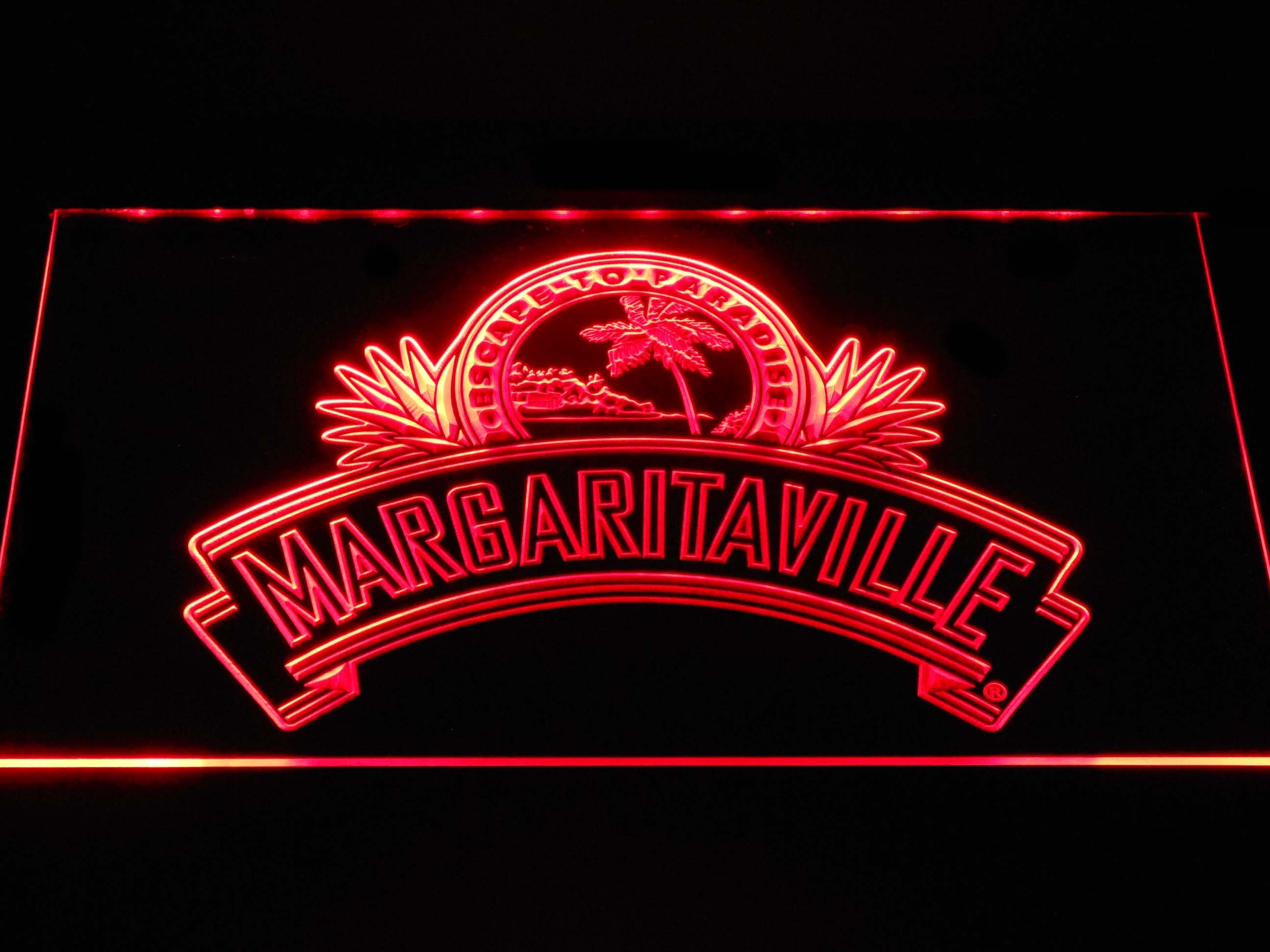 Margaritaville Escape to Paradise Neon Sign