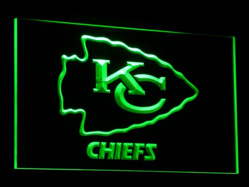 Kansas City Chiefs Football Neon Sign
