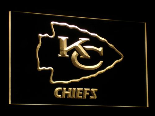 Kansas City Chiefs Football Neon LED Light Sign