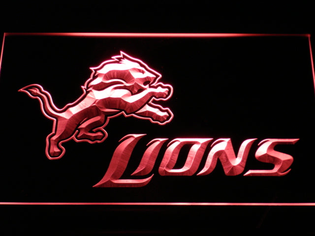 Detroit Lions Neon Light LED Sign