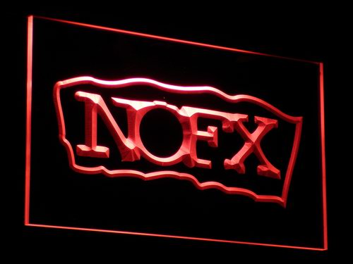 NOFX Rock Band LED Neon Sign