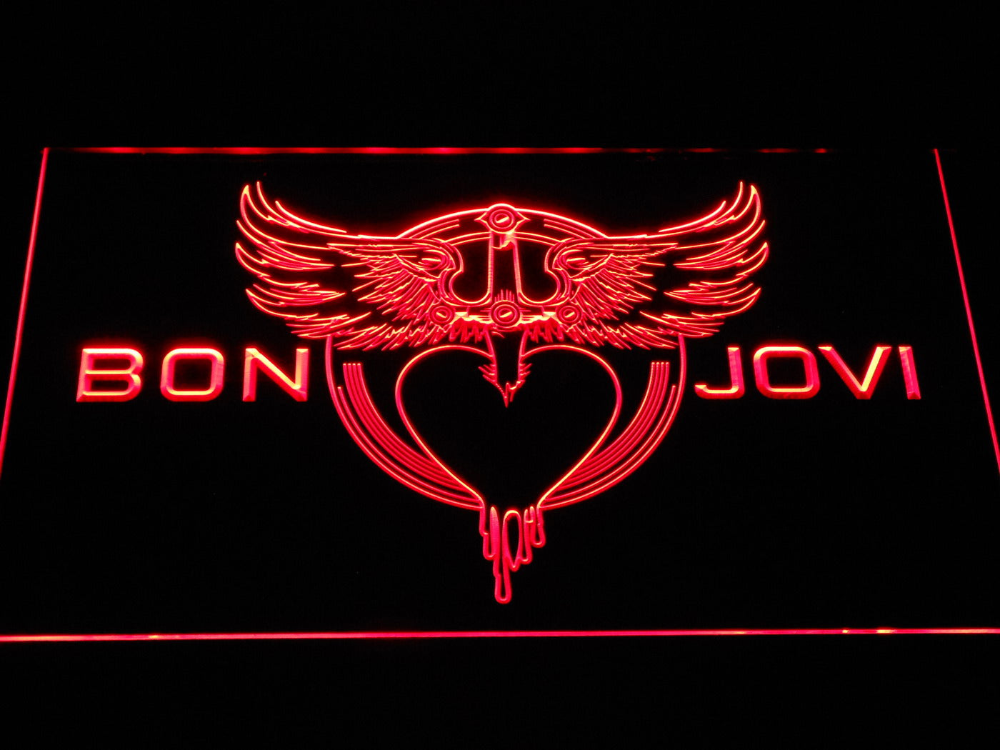 Bon Jovi Rock & Roll LED Neon Sign
