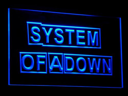 System Of A Down Music LED Neon Sign