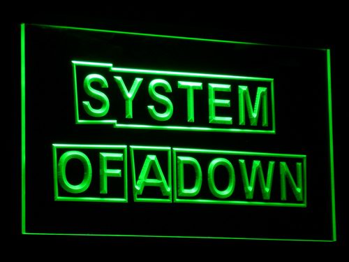 System Of A Down Music LED Neon Sign