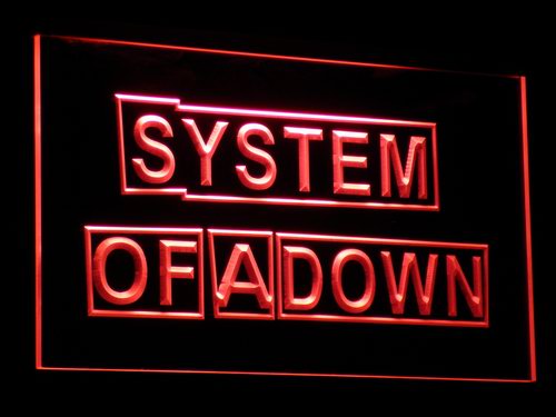 System Of A Down Music LED Neon Sign