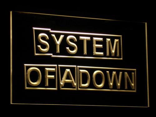 System Of A Down Music LED Neon Sign